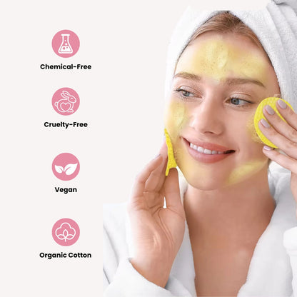 Kojic Acid & Turmeric Cleansing Pads (40 Pieces) – Brightens & Energizes Skin