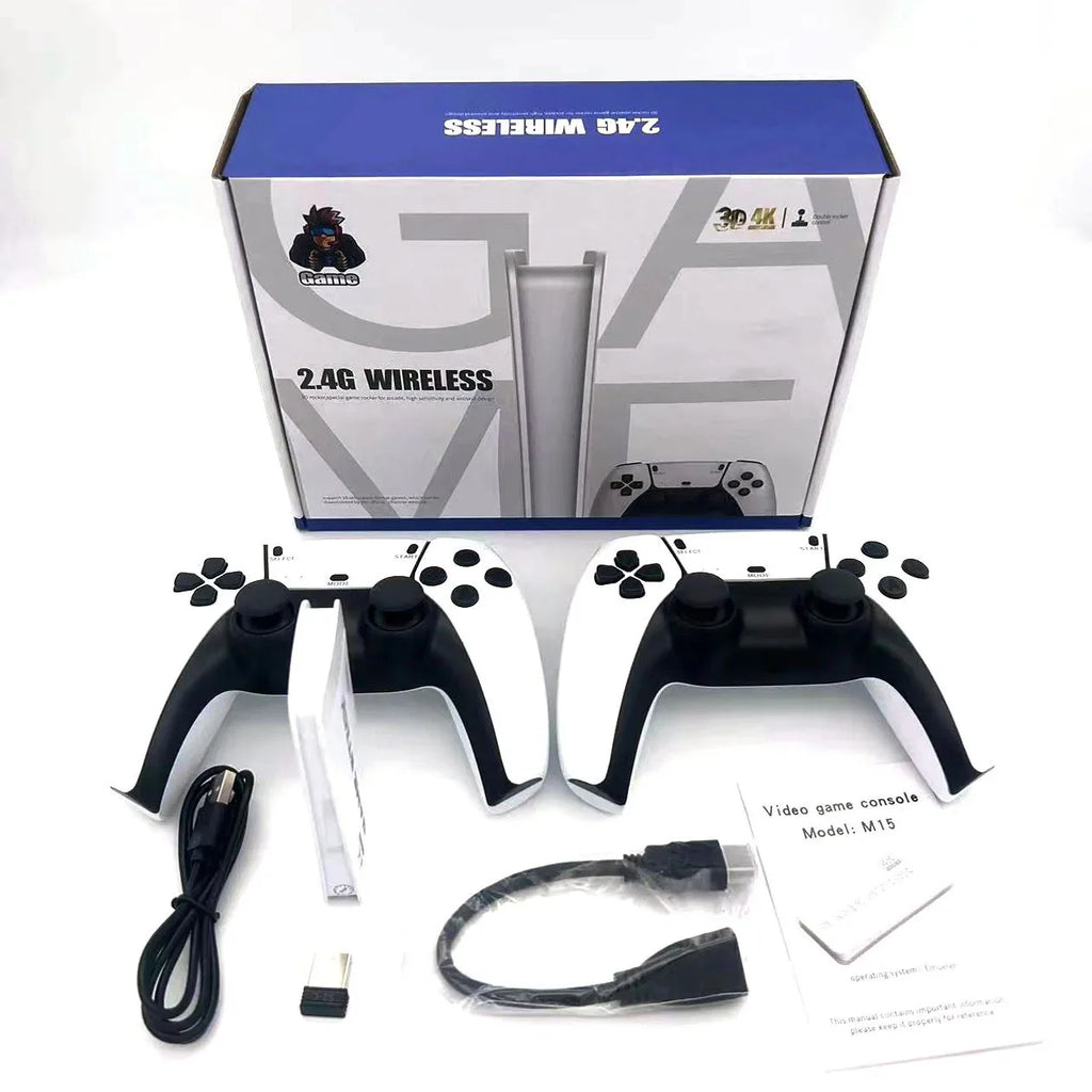 RetroPlay™ M15 Mini TV Game Stick – 40,000+ Games
