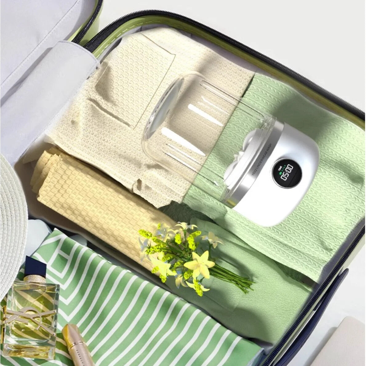 HygienePro™ Mini Ultrasonic Washer – Perfect for Underwear & Baby Clothes