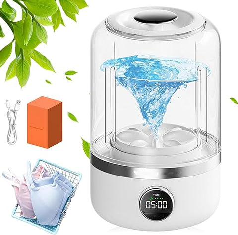 HygienePro™ Mini Ultrasonic Washer – Perfect for Underwear & Baby Clothes