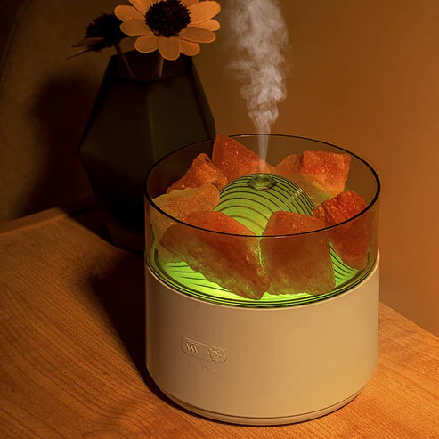 Cool-Mist Crystal Salt Aroma Oil Diffuser