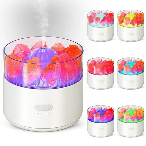 Cool-Mist Crystal Salt Aroma Oil Diffuser