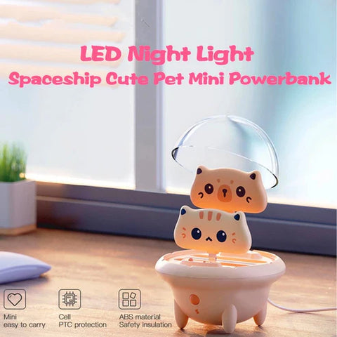 DuoXin Cute Spaceship Pet Mini Charger
